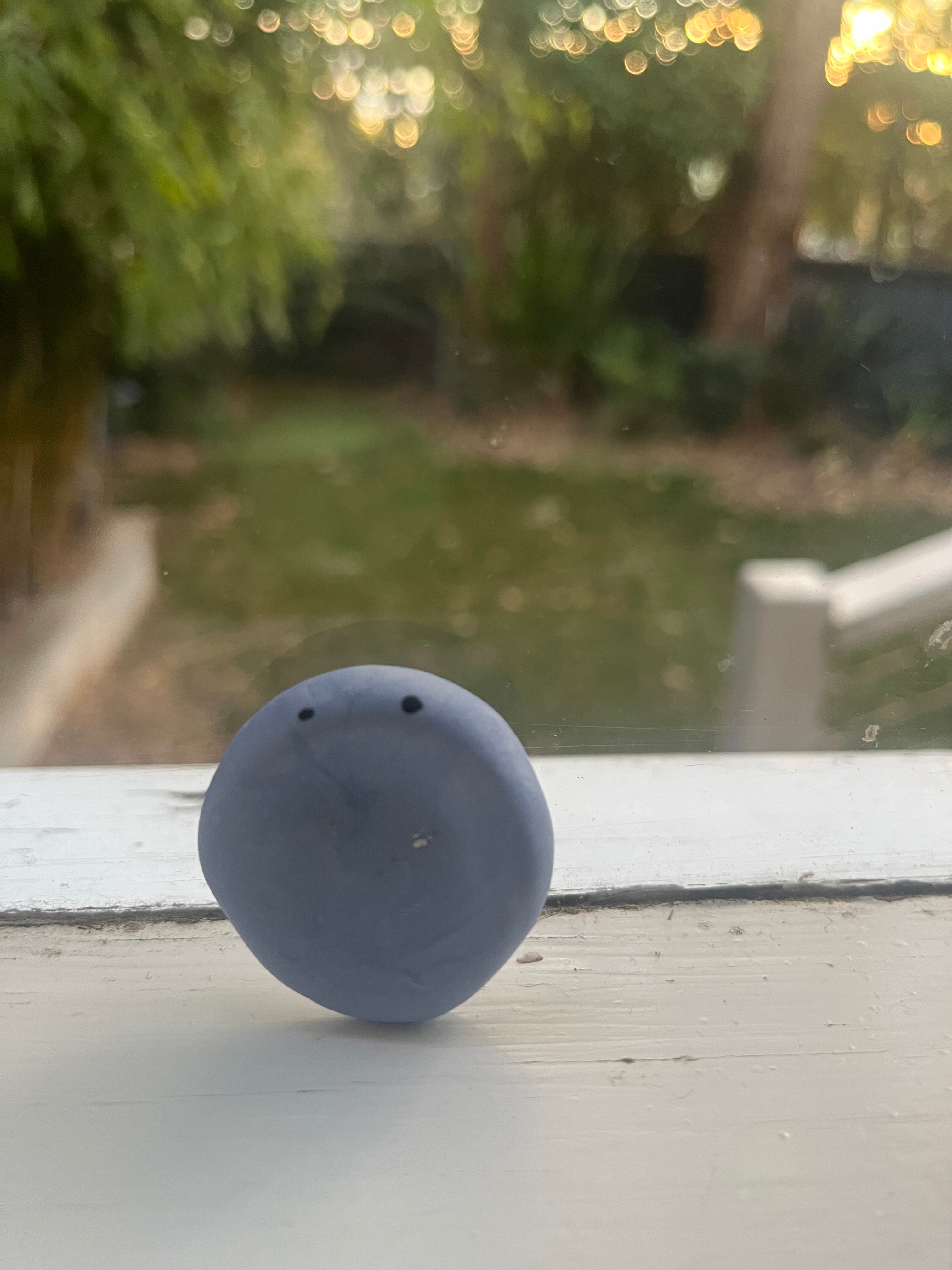 Blue tack blob